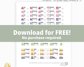 Adesivos para impressão GRÁTIS – Acesso pelo link da descrição, Não está à venda! (para fazer, limpar, comprar, trabalhar, compras)