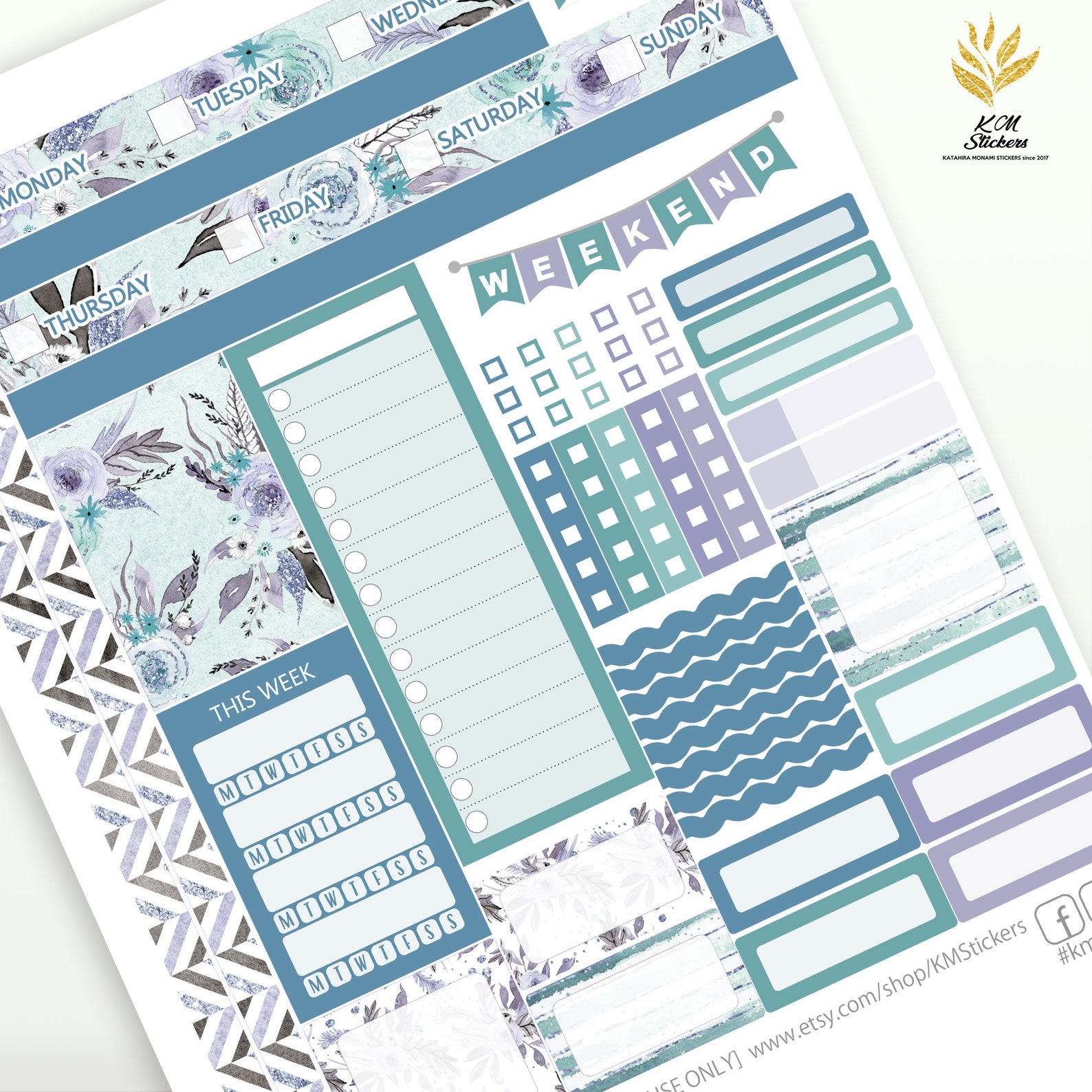 KIT 120 Printable Weekly Kit Version 2.0 for Vertical ME - Etsy