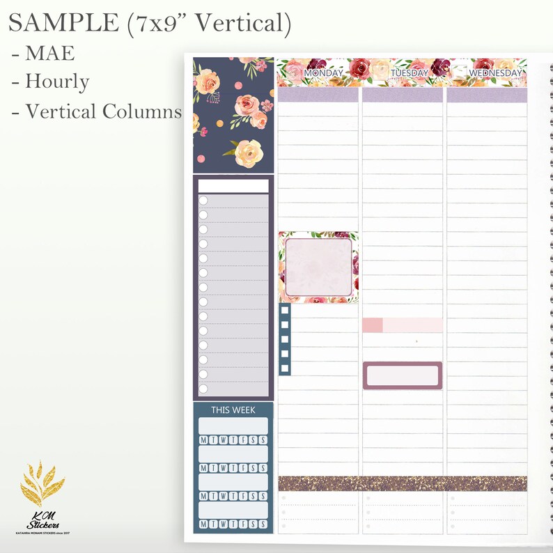 KIT 132 Printable Weekly Kit Version 2.0 for Vertical ME | Etsy