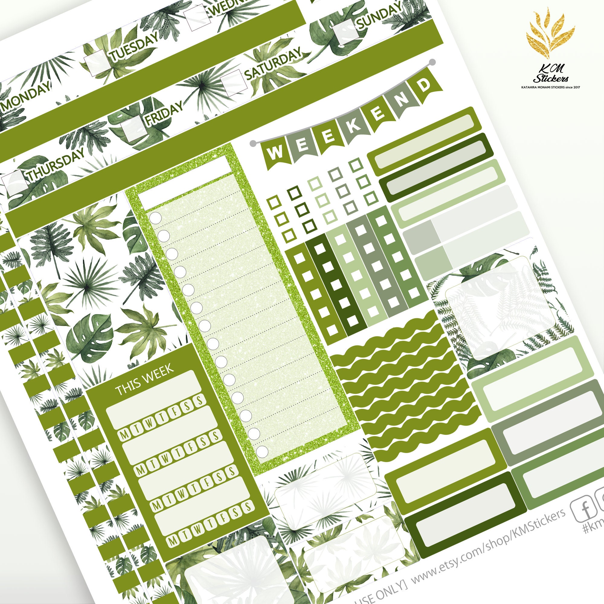 KIT 132 Printable Weekly Kit Version 2.0 for Vertical ME - Etsy