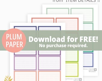 Adesivos imprimíveis GRÁTIS_Plum Paper – Acesso pelo link da descrição, Não está à venda! (daily box_a9.3)