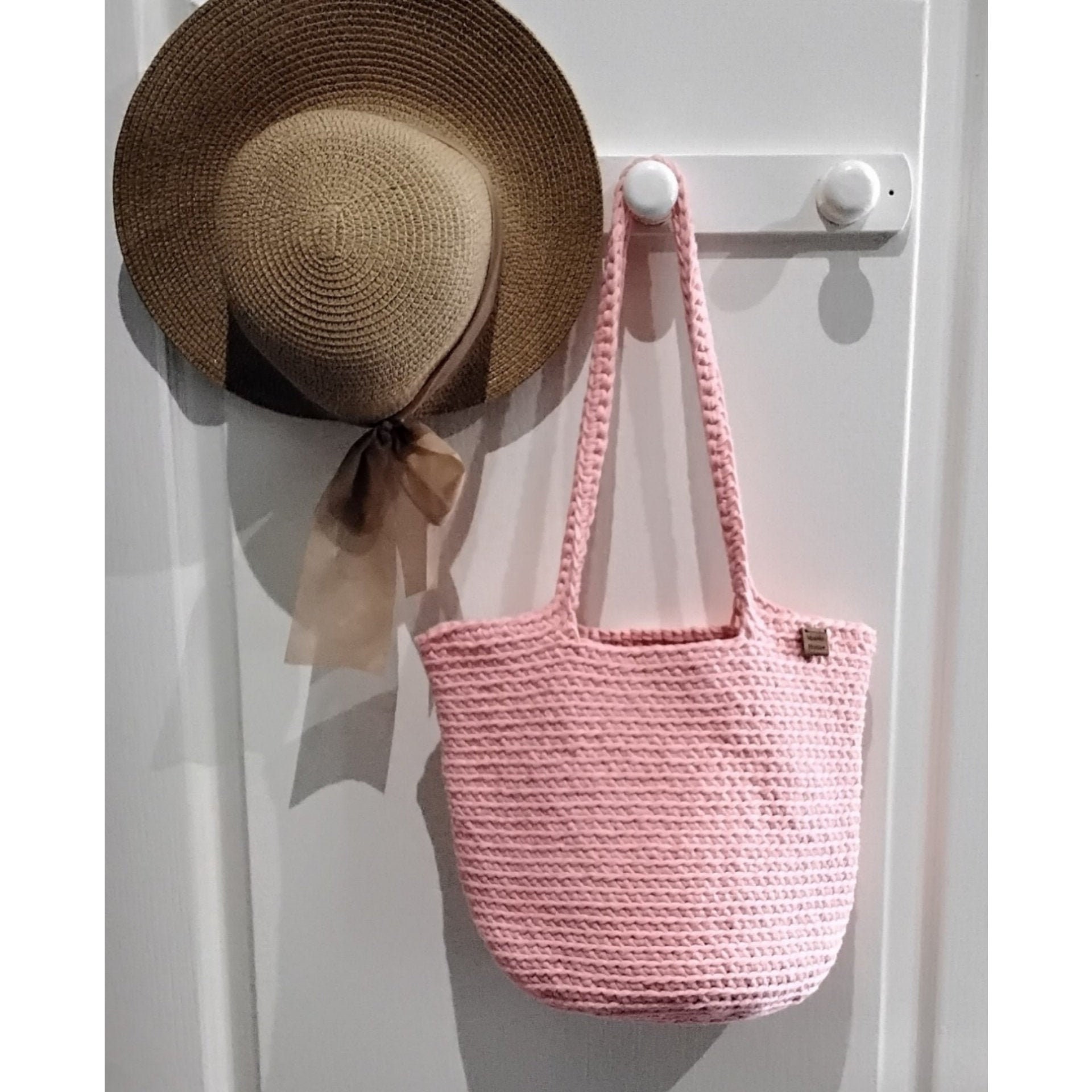 Bolso de ganchillo hecho a mano 100 colores de algodón para Etsy