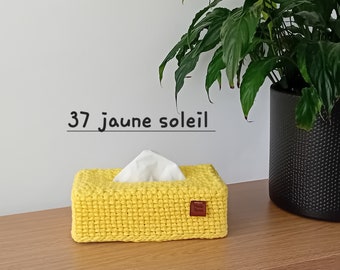 Cover for crochet tissue box 100% cotton colors of your choice