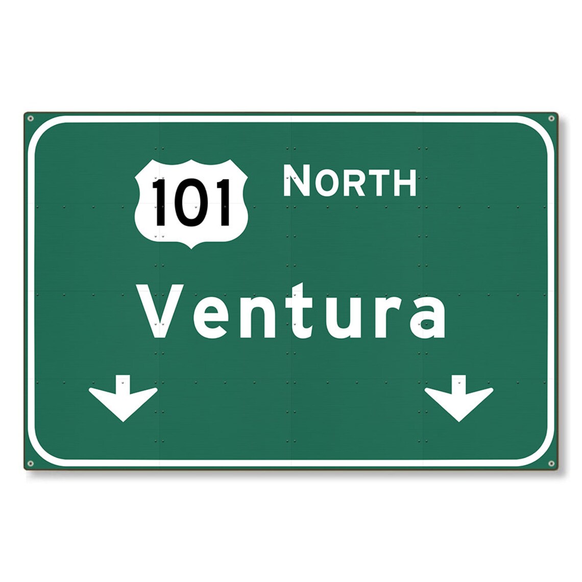 Metal Wall Decor Ventura Interstate Sign California CA Etsy