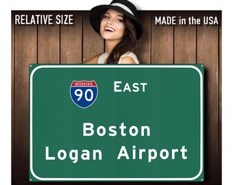USA Boston Logan Airport Massachusetts BOS Travel Airline Gift Keychain 