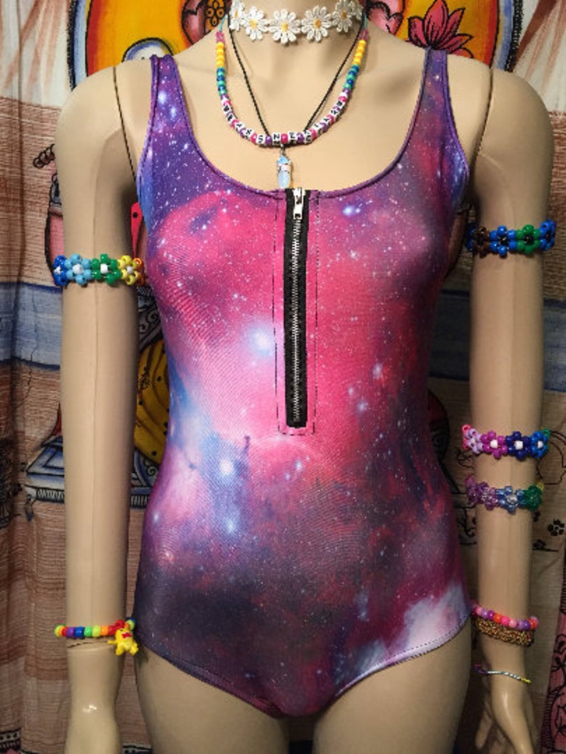 Galaxy One Piece Onesie Rave Festival Outfit