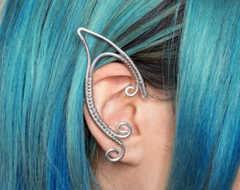 Faramir ear cuff elfic silver stainless steel earrings