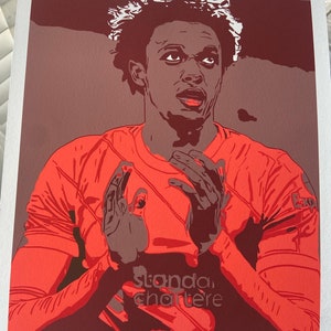 Football Scrawl Original Trent Alexander-Arnold print LFC Liverpool print