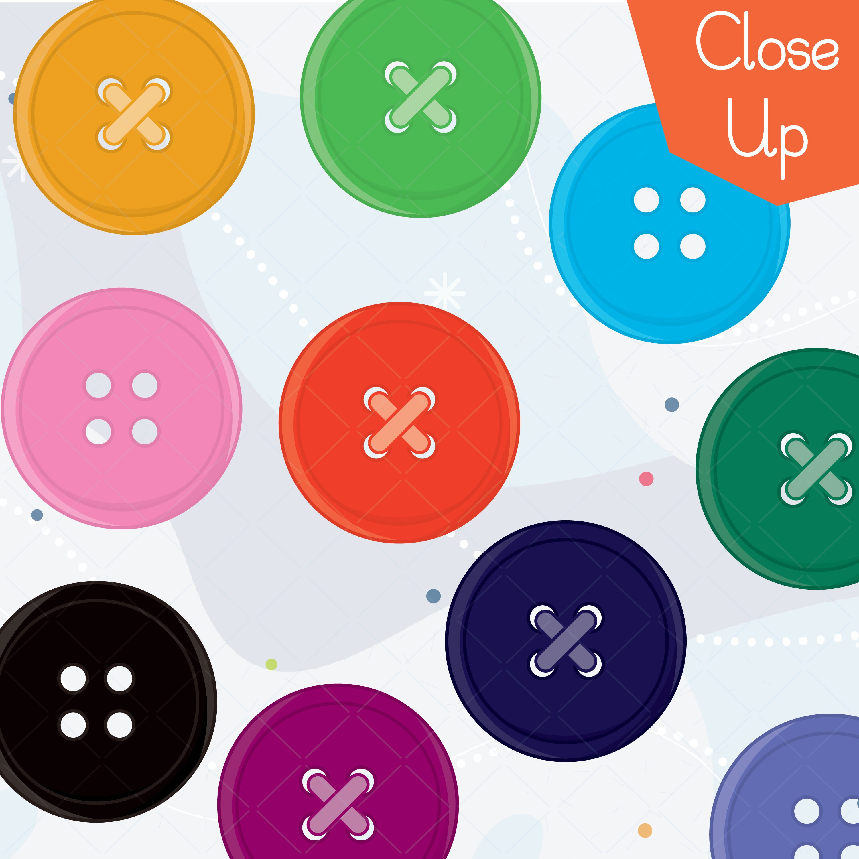 Colorful Buttons stock vector. Illustration of button - 5222716