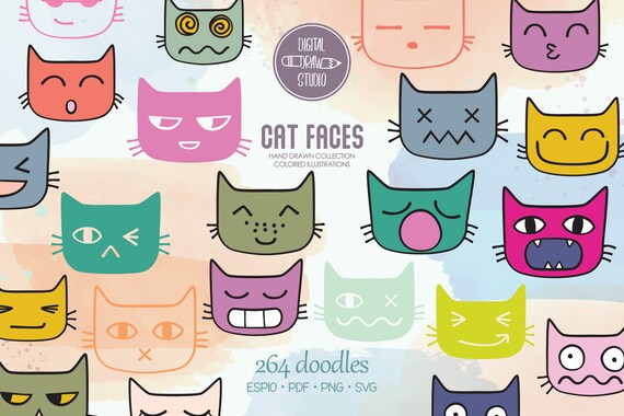 Angry Kitten Cat Face Emoticon - Emoji - Sticker