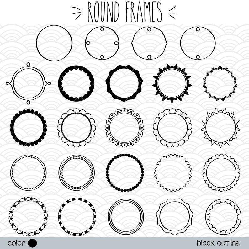 Free Free 62 Wreath Silhouette Flower Border Svg SVG PNG EPS DXF File
