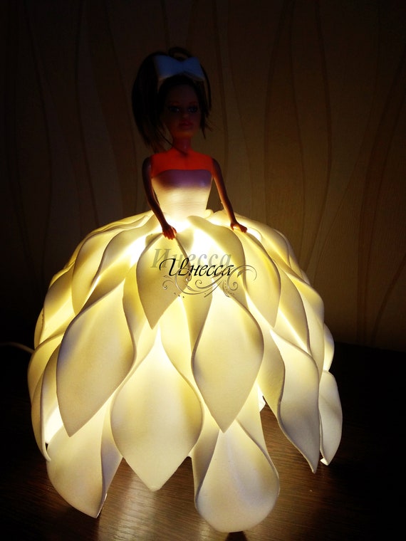 barbie doll lamp