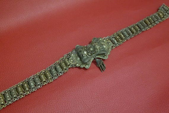 Antique Collectible Belt, Antique Silver Belt, Ant