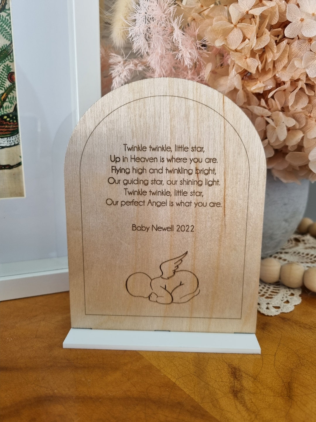 Miscarriage Keepsake Plaque Ornament Rememberance Memorial Etsy Australia