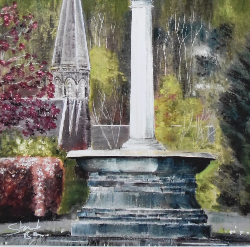 The Fountain Bridge of Allan Etsy