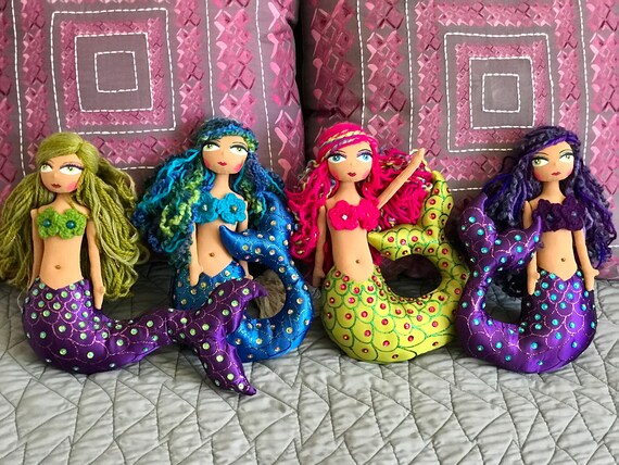 handmade mermaid dolls