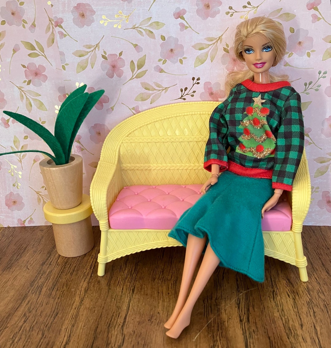 Vintage Barbie Furniture 1998 Mattel Barbie Summer Garden Set Etsy