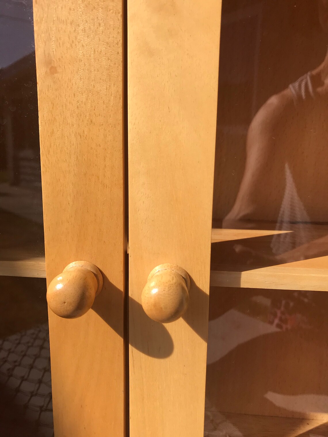 Holz Wand Curio Schrank/Hutch | Etsy