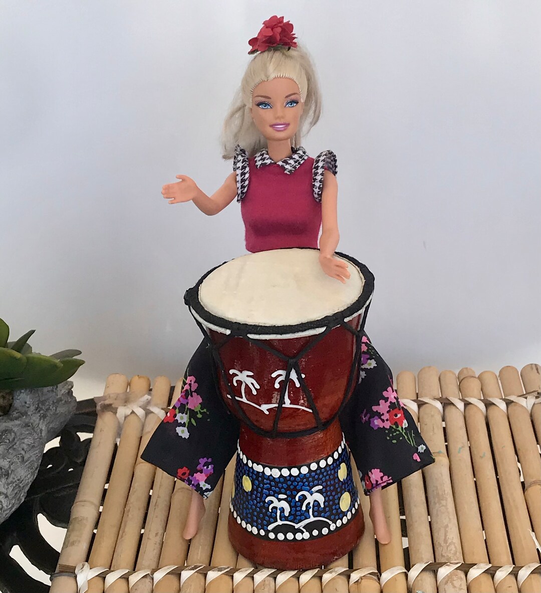 Mini Conga Drum Barbie Learns to Play the Drum Etsy
