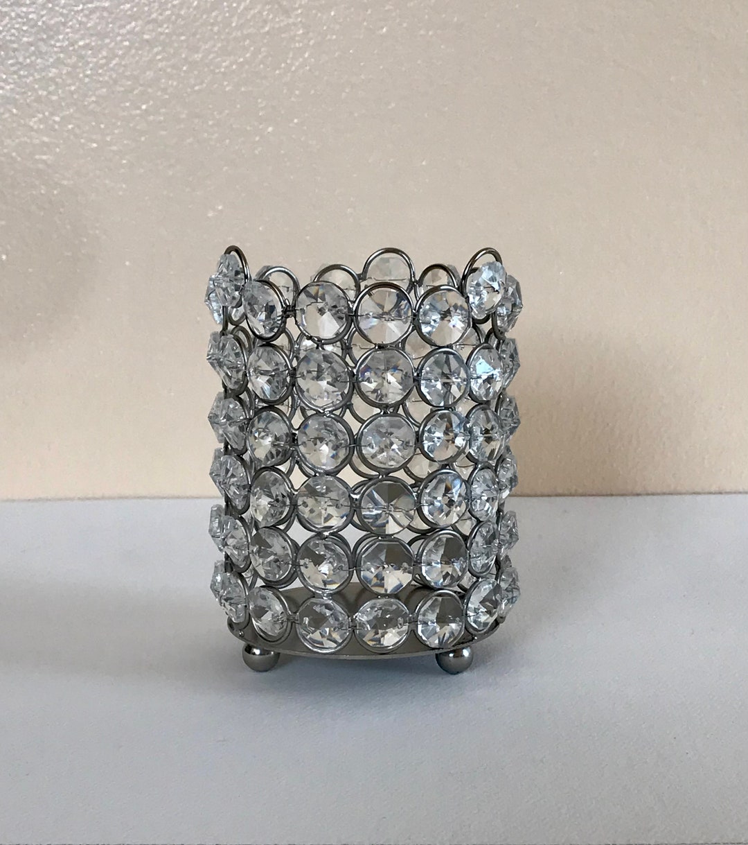 Jeweled Candle Holder Tealights or Votives Etsy