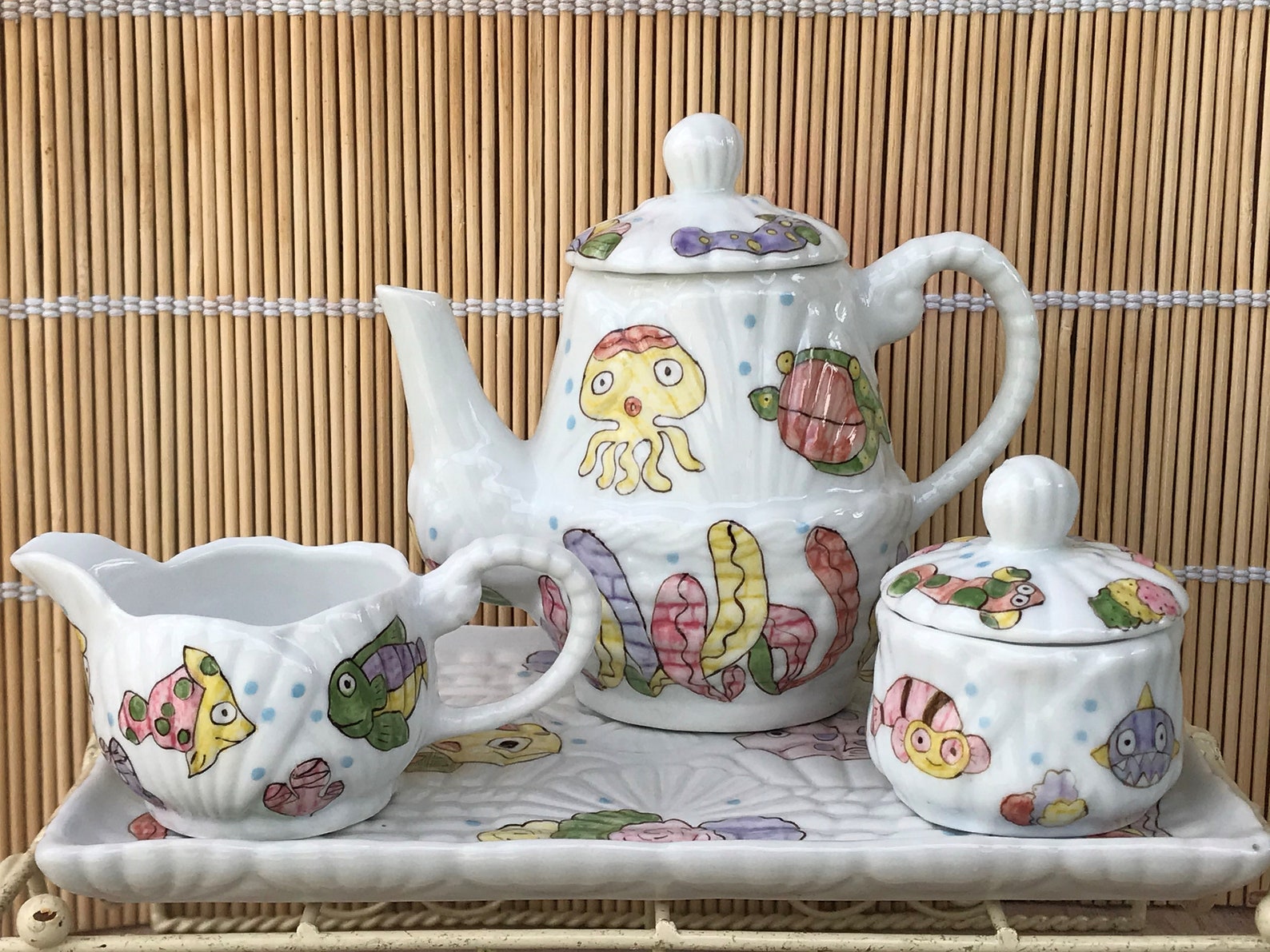 Sea Life Child Tea Set Etsy