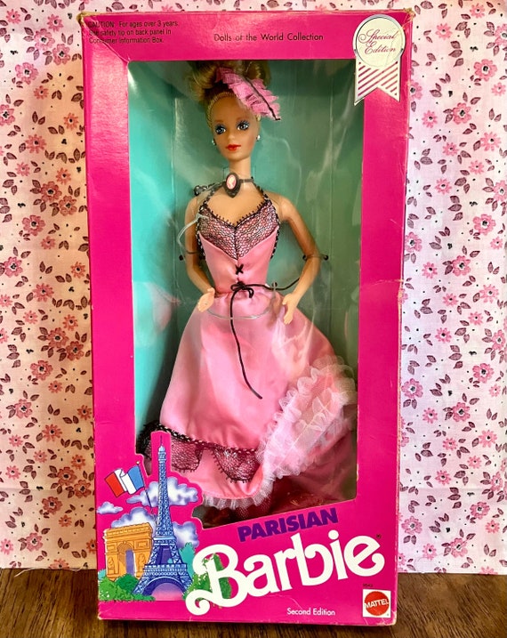 Muñeca Barbie bailarina parisina de Can-Can, Vtg 1990 -  México