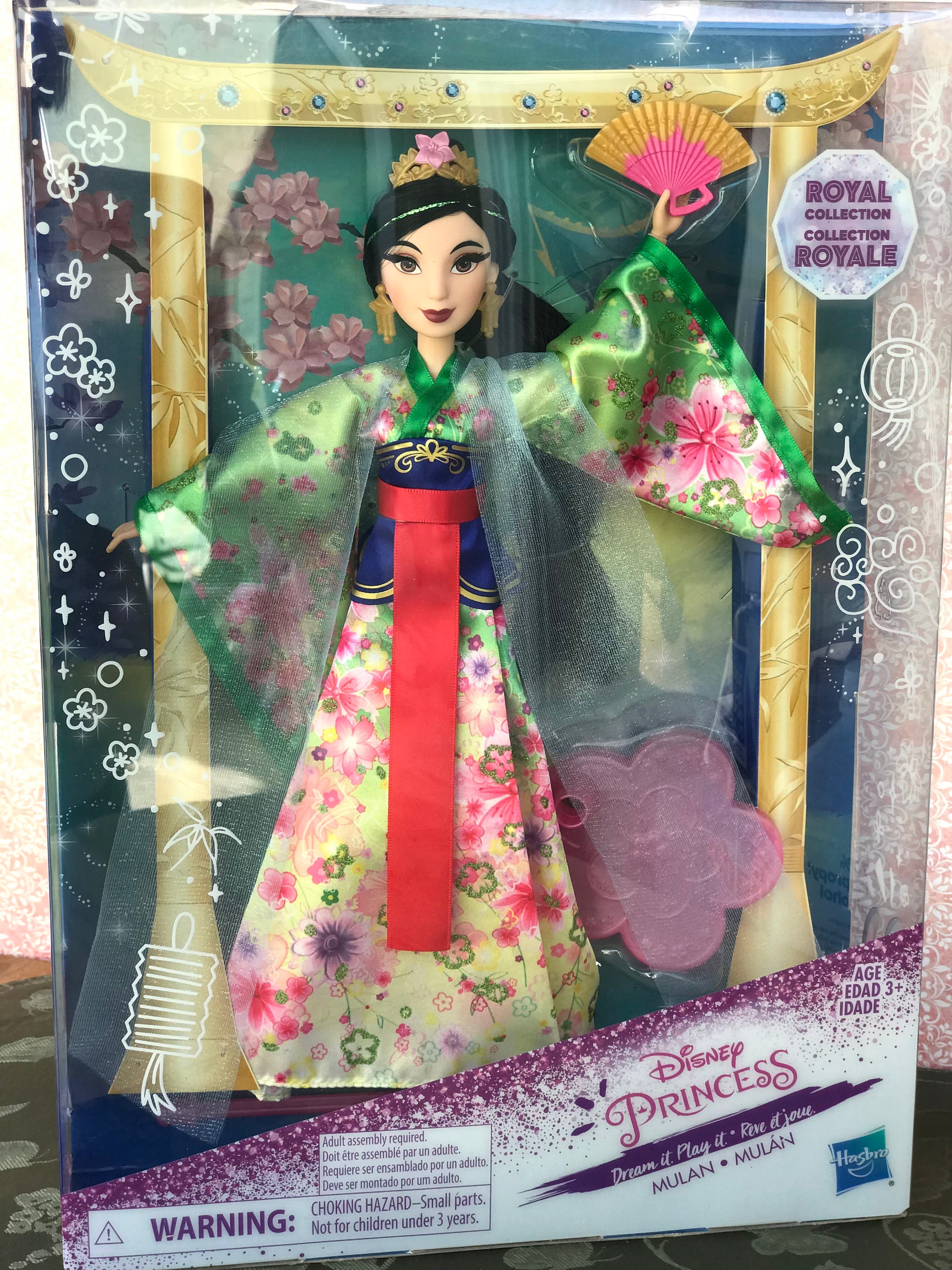 Fancy Disney Mulan Barbie Doll, Posable Doll 