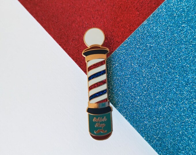 Barber Shop Pins Etsy