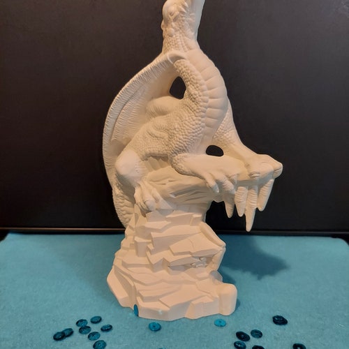 Ceramic Dragon Ready to Paint Ceramic Bisque Christmas Etsy