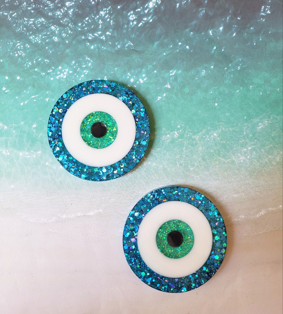 Evil Eye Coasters - Coasters , Hamza Hand, Gifts, Nazar Coaster. Home ...