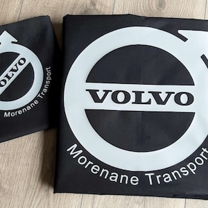 FREE Personalised Truck / Lorry Volvo Single Quilt Cover, with Volvo logo image 2