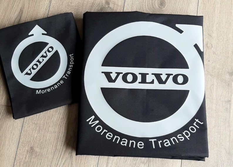 FREE Personalised Truck / Lorry Volvo Single Quilt Cover, with Volvo logo image 2