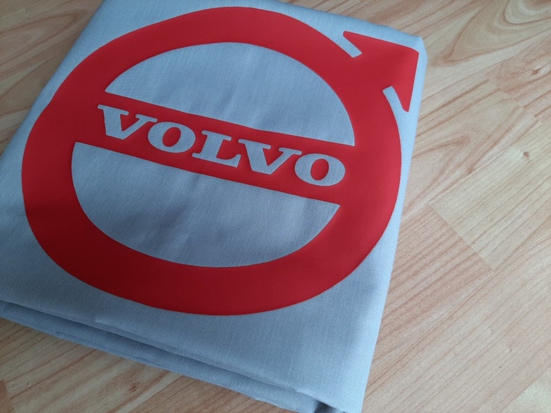 FREE Personalised Truck / Lorry Volvo Single Quilt Cover, with Volvo logo image 3