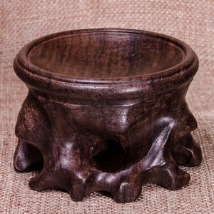 Best Wooden Stand, Wood Carving,Carved Wood Stand,Wood Stand,Chinese Carved Stand,Hard Wood With Carving,Gift for Her,Gift for Mom,Wood Base