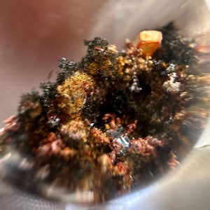 Clear Dark Green Phantom Quartz Sphere/Green&Copper Minerals Included/Rare Phantom Quartz Specimen/For Bead or Pendant/19.5mm