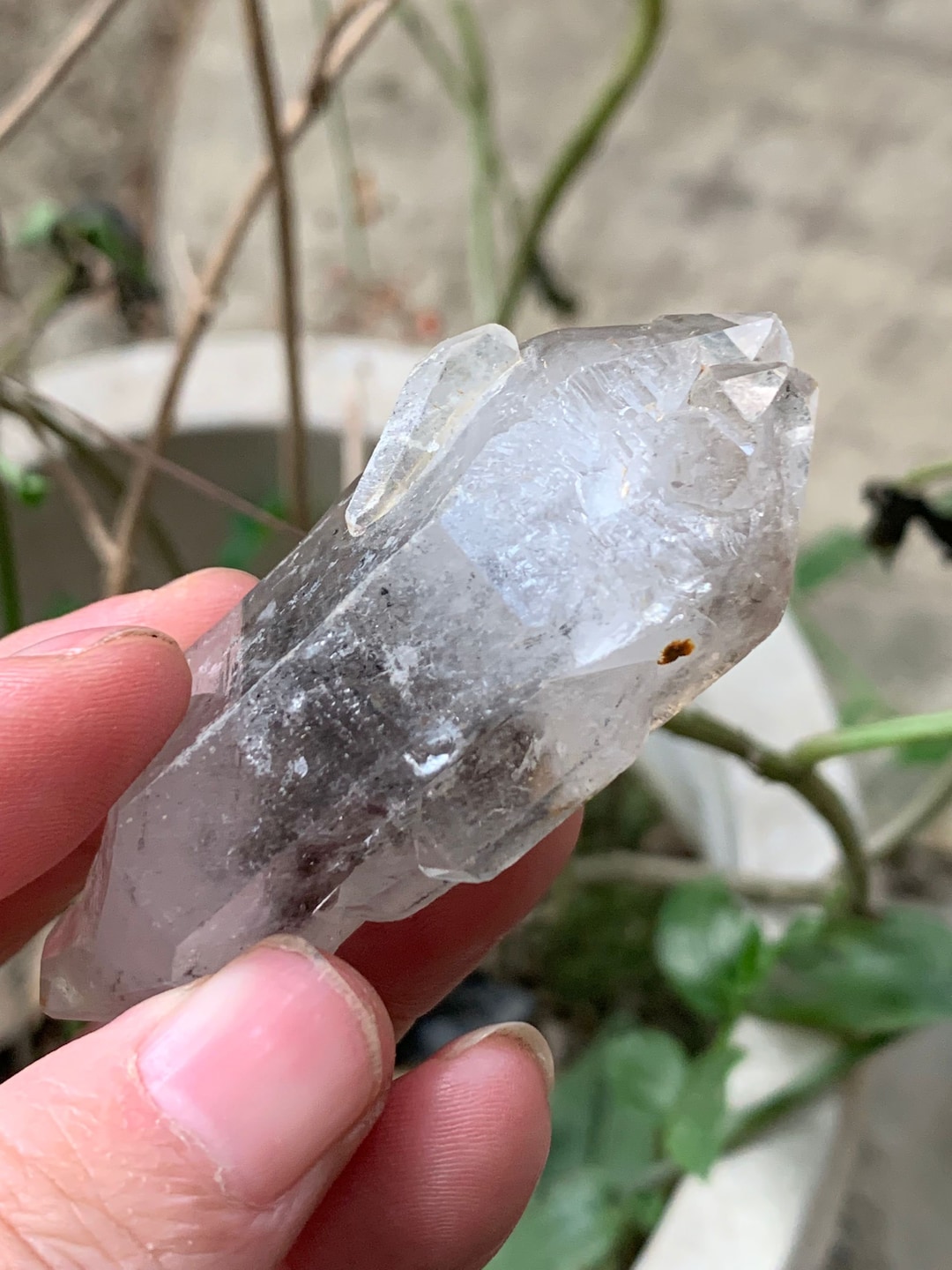 Natural Herkimer Crystal/dt Crystal/twin Crystal/scepter Crystal/castle