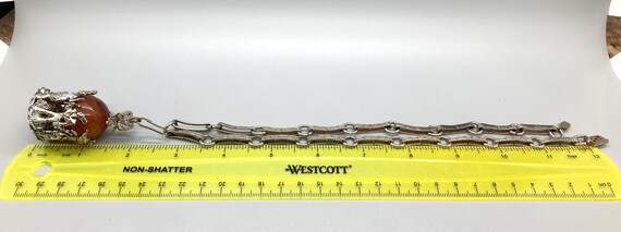 Bartolozzi-sque Carnelian Agate Character Necklace - image 10