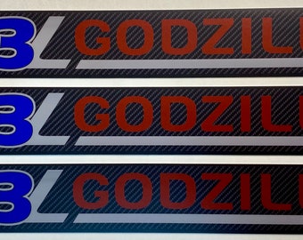 3 Godzilla 7.3 L ...Badge..Emblem.. Sticker.....fits Ford F250 TREMOR Trucks..#TR03