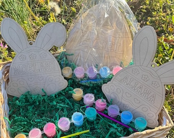 Personalized Easter Bunny Paint Kit For Children
