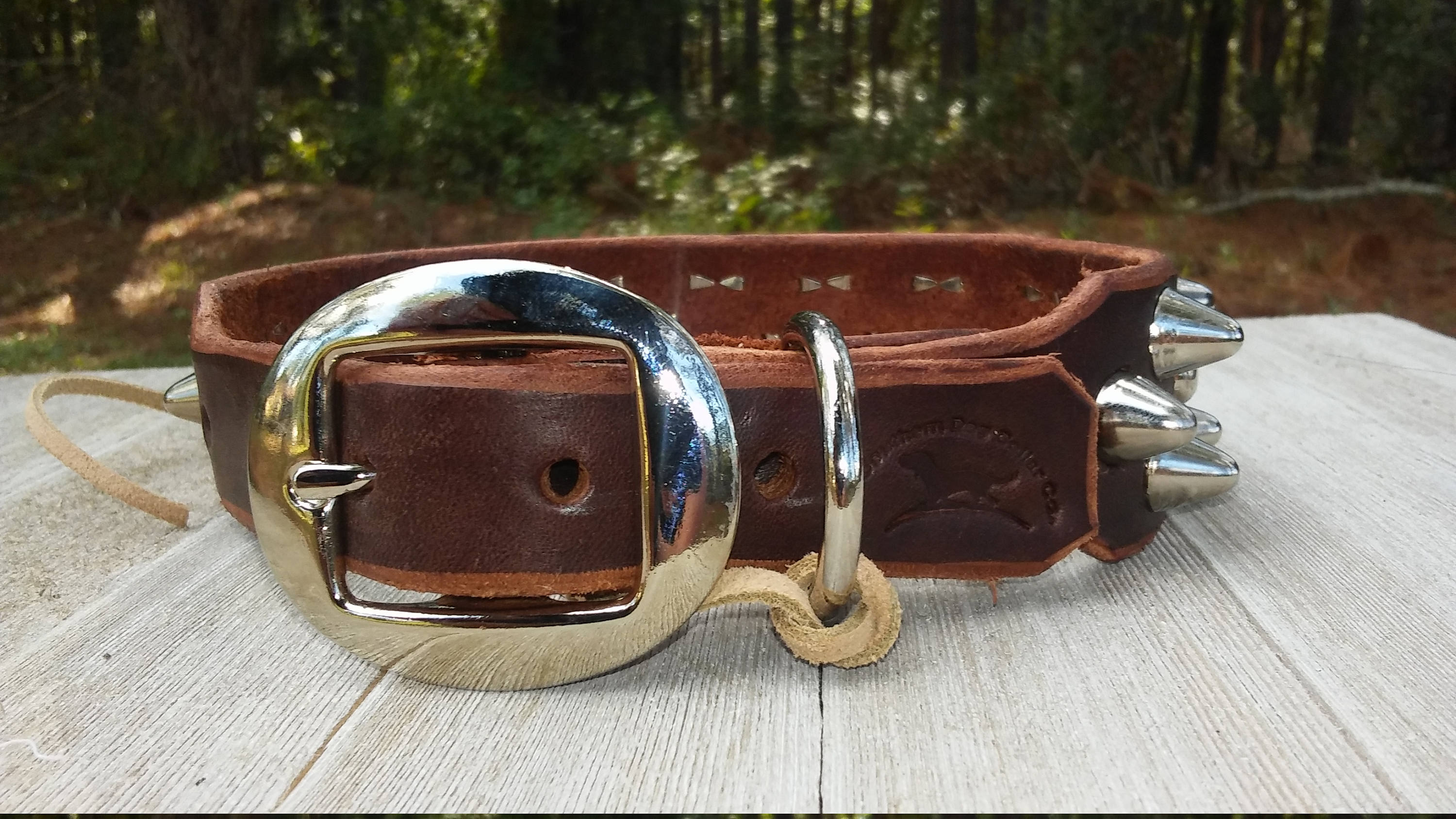 leather dog collar, handcrafted dog collar,Pitbull,custom collar, wide