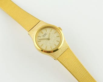 Seiko SX Quartz 20mm Gold-plated Round Cocktail Ladies  display picture 1