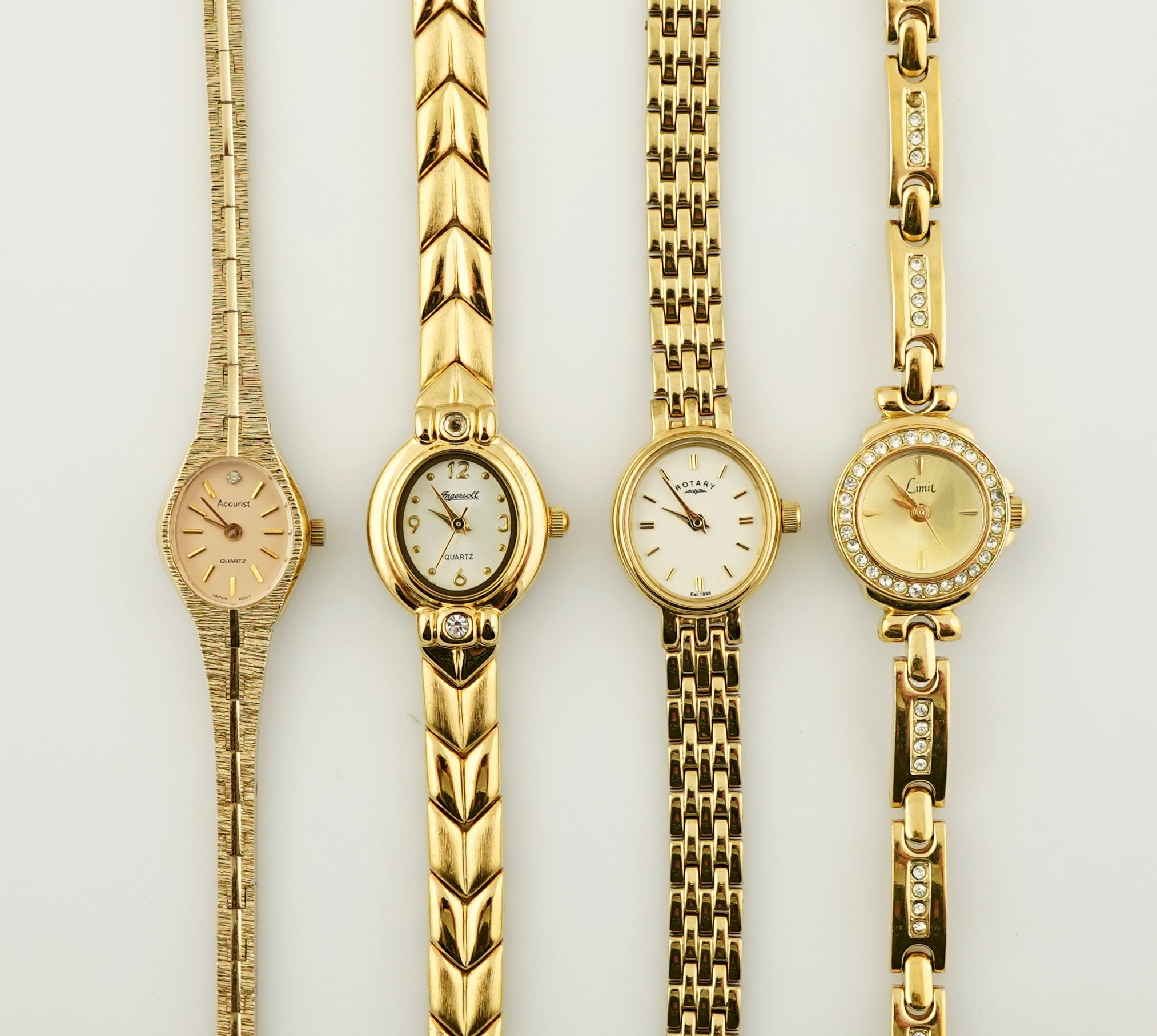 Thin Rotary Women's Watch, Accurist Gold Tone Womens Watch, Thin