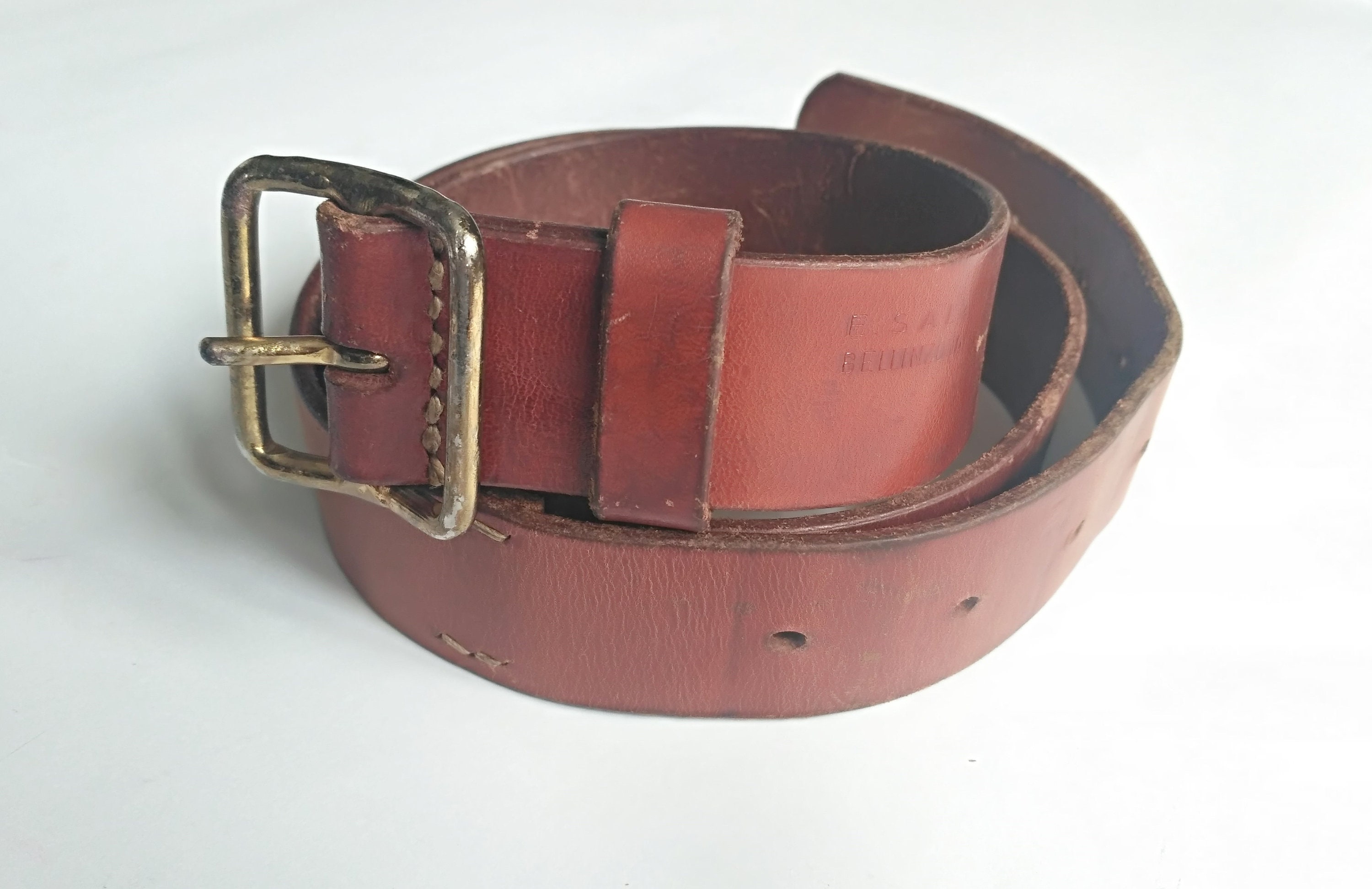 red studded belt