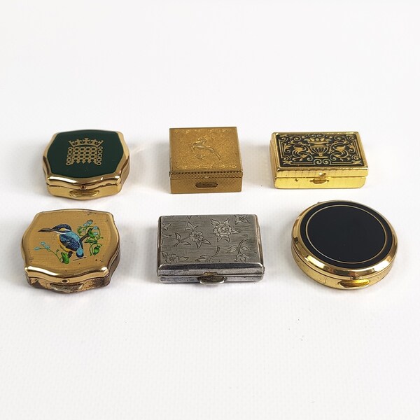 Decorative Pill Box Etsy