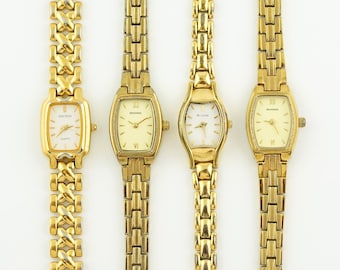 Vintage Gold Tone Womens Watch Sekonda, women's Accurist wristwatch jewelry