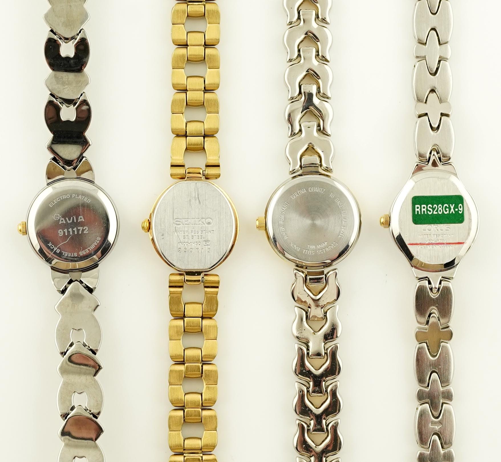 Vintage Ladies Cocktail Seiko Watch, Bulova, Avia, Lorus 