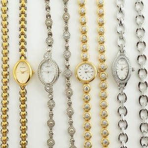 Vintage Women's Limit Watch, Sekonda gold colored womens Watch, Thin ladies cocktail wristwatches, Gift for her, vintage wrist watch