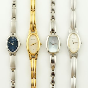 Vintage Women's Accurist Watch, Lorus two tone womens Watch, Ladies cocktail wristwatches, Gift for her, vintage wrist watch, gold watch