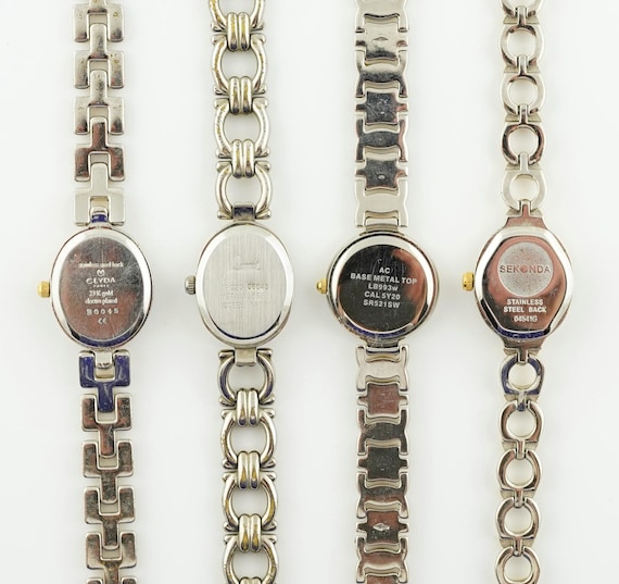 Montre Vintage CLYDA Pour Femme - Mécanique à Remontage Manuel, Verre Taillé, Dorée, Occasion TB