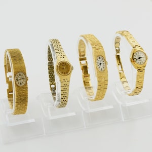 Vintage Seiko Damenuhr, Genaue Goldfarbene Damenuhr, mechanische Uhr mit 17steinen Inkabloc, Geschenk für Sie Bild 5